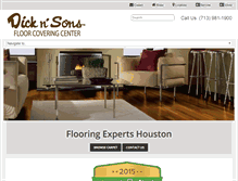 Tablet Screenshot of dicknsons.com